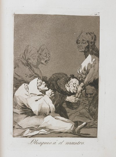 Planche de Los Caprichos, 1797-1798 - Francisco de Goya